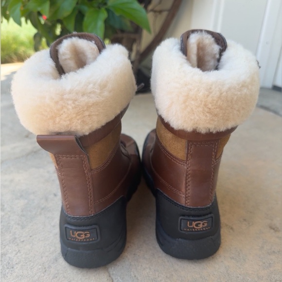 UGG Waterproof Shearling Lace-Up Boots - Picture 2 of 5
